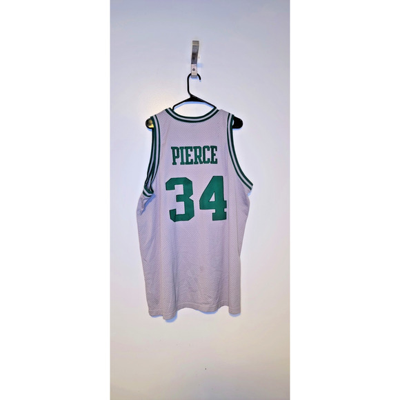 Nike Paul Pierce NBA Boston Celtics Gray Jersey #34 XXL Nike Rewind 63 - Picture 2 of 3